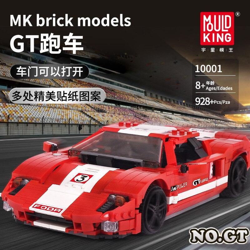 MOULD KING 10001 Red Phanton Ford GT Racing Car