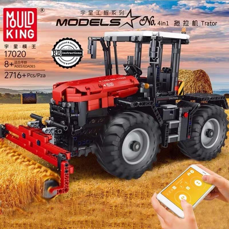 MOULD KING 17020 Tractor Fastrac 4000er Series With RC