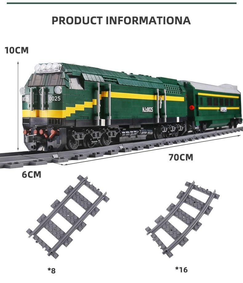 MOULD KING 12001 NJ2 Diesel Locomotives