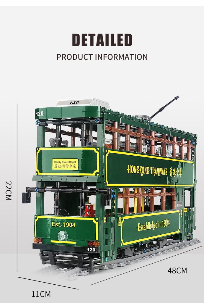 MOULD KING KB120 Hong Kong Tramways