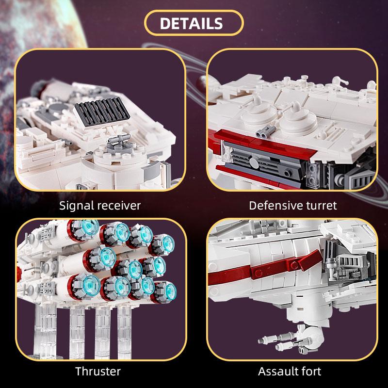 MOULD KING 21003 Mortesv's CR-90 Corellian Corvette