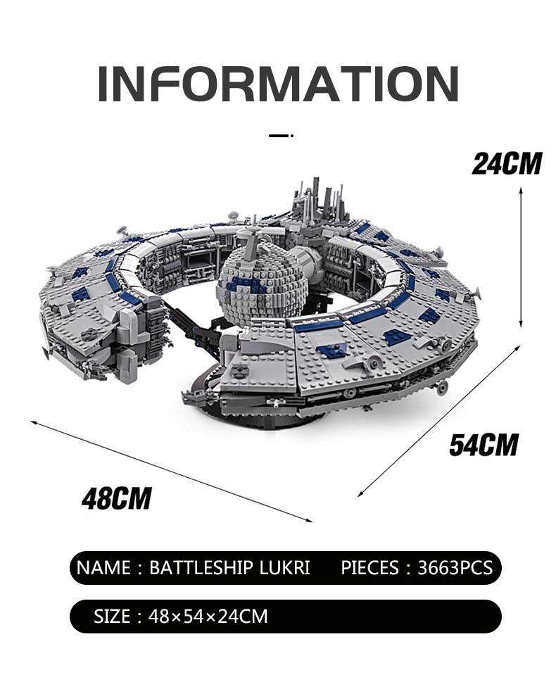 MOULD KING 21008 Lucrehulk-Class Battleship