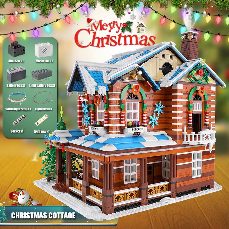 MOULD KING 16011 Merry Christmas: Christmas House