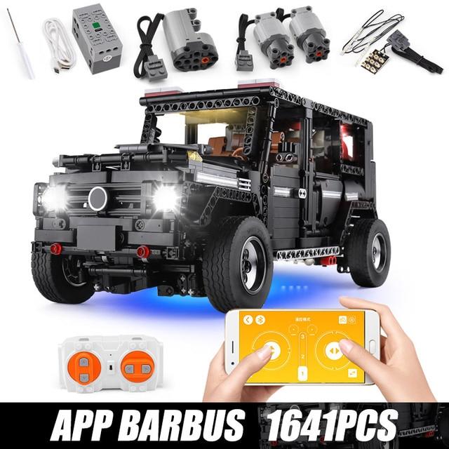 Mould King 13068 13070 RC 1:10 Benz G65 with LED