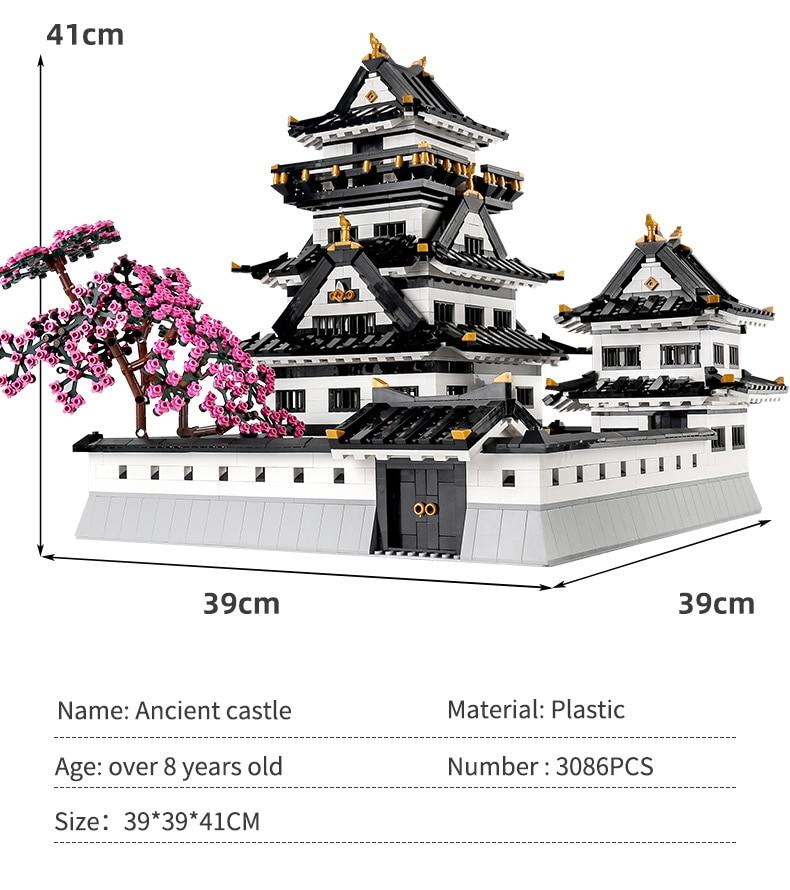 MOULD KING 22006 Ustar Nazuki: Himeji Castle