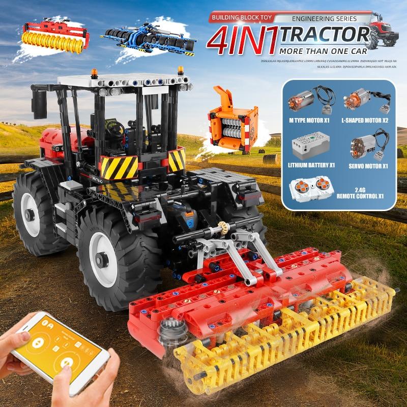 MOULD KING 17020 Tractor Fastrac 4000er Series With RC