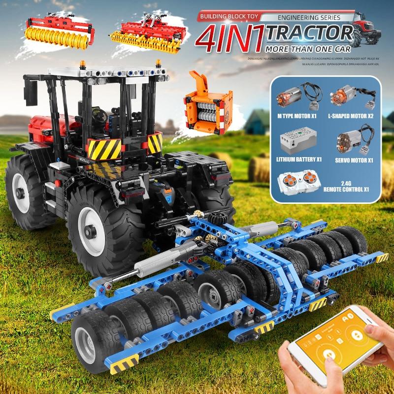 MOULD KING 17020 Tractor Fastrac 4000er Series With RC