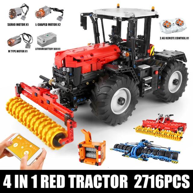 MOULD KING 17020 Tractor Fastrac 4000er Series With RC