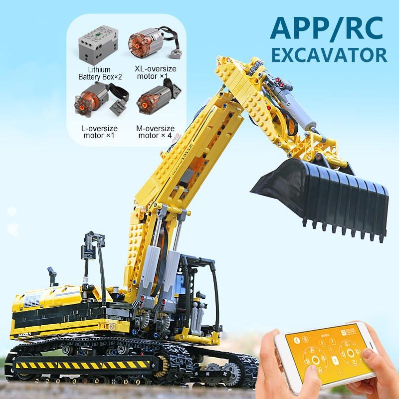 MOULDKING 13112 Mechanical Digger Tracked Excavator - MOULD KING Store