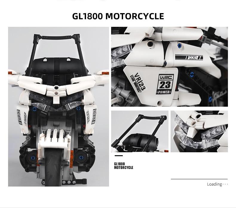 MOULD KING 23001 2018 Honda Gold Wing GL1800 1:7