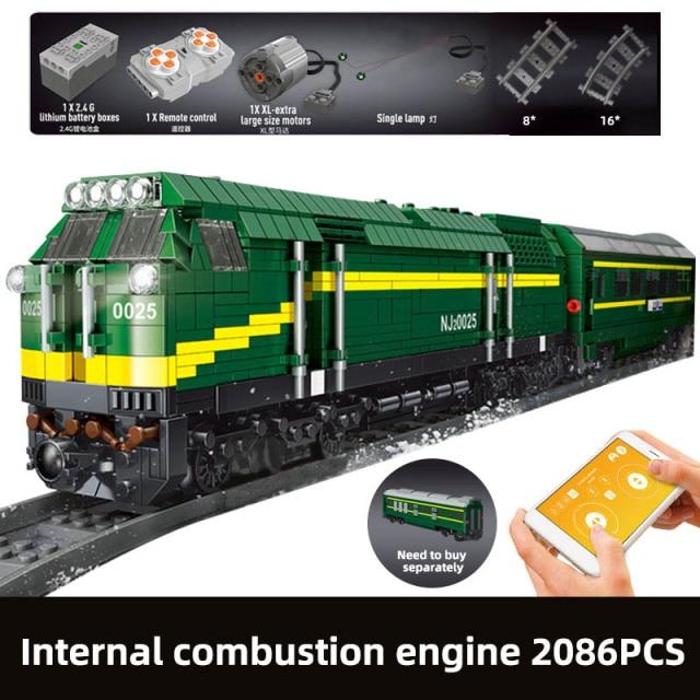 MOULD KING 12001 NJ2 Diesel Locomotives