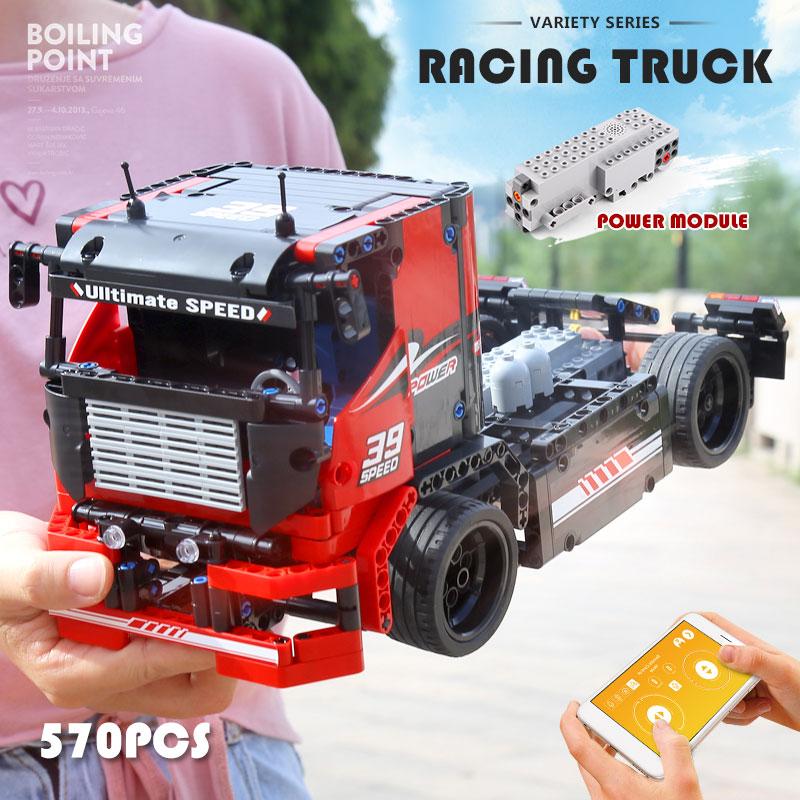 MOULD KING 15002 The Red Racing Remote Control Truck