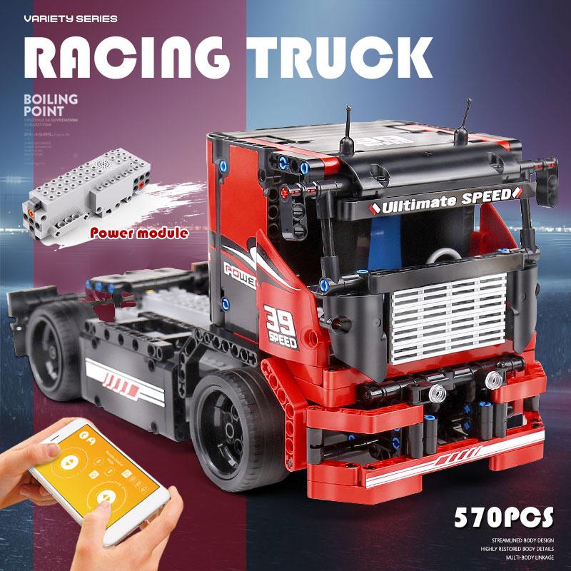 MOULD KING 15002 The Red Racing Remote Control Truck