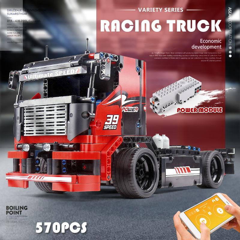 MOULD KING 15002 The Red Racing Remote Control Truck