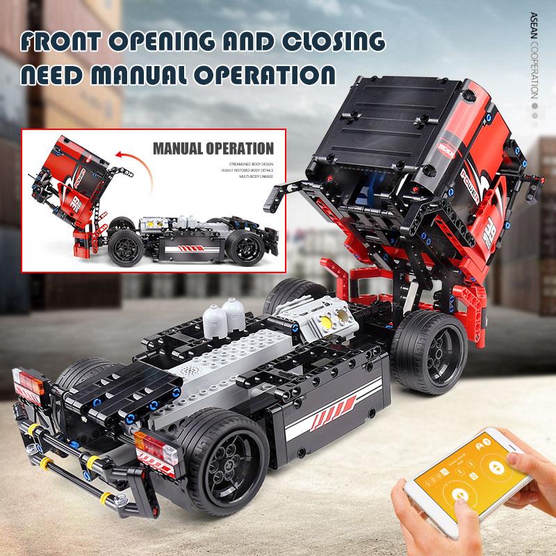 MOULD KING 15002 The Red Racing Remote Control Truck