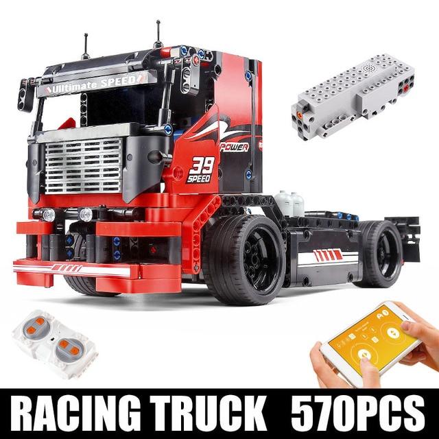 MOULD KING 15002 The Red Racing Remote Control Truck