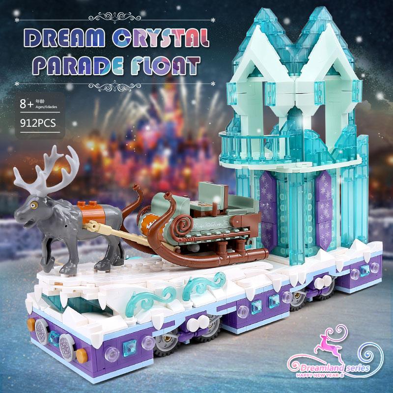 MOULD KING 11002 Snow World Princess Fantasy Winter Village