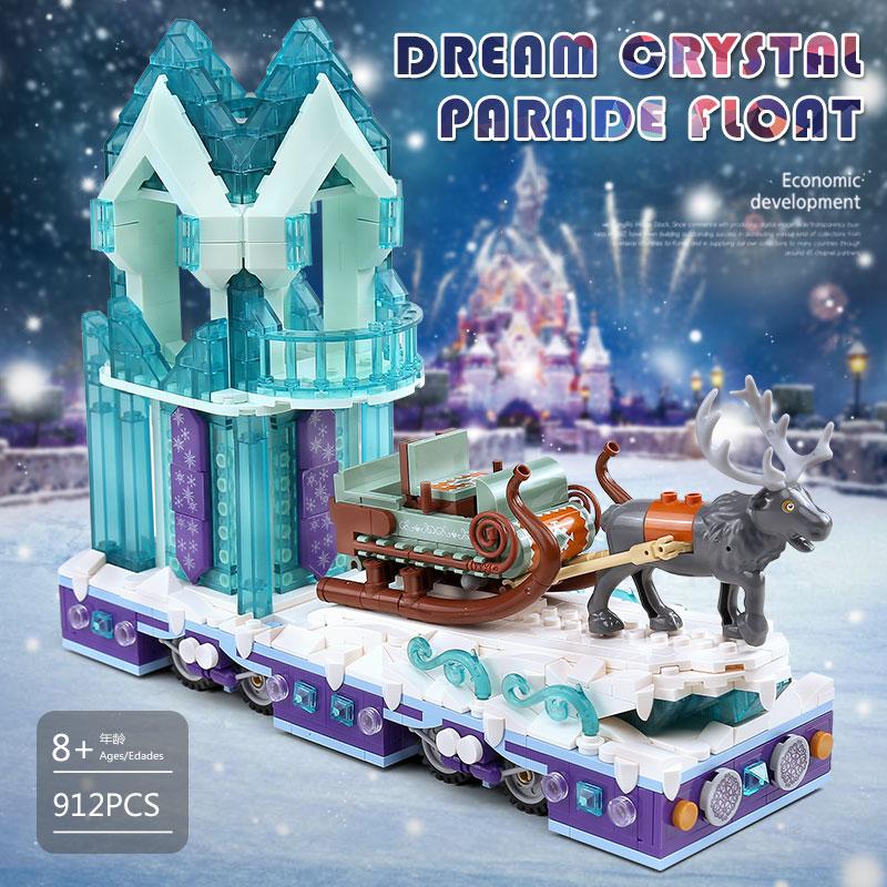 MOULD KING 11002 Snow World Princess Fantasy Winter Village