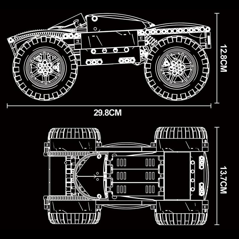 MOULD KING 18025 High Speed ​​Car MK Giant