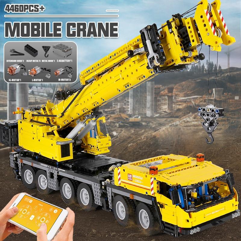 MOULD KING 17013H RC Yellow GMK Crane