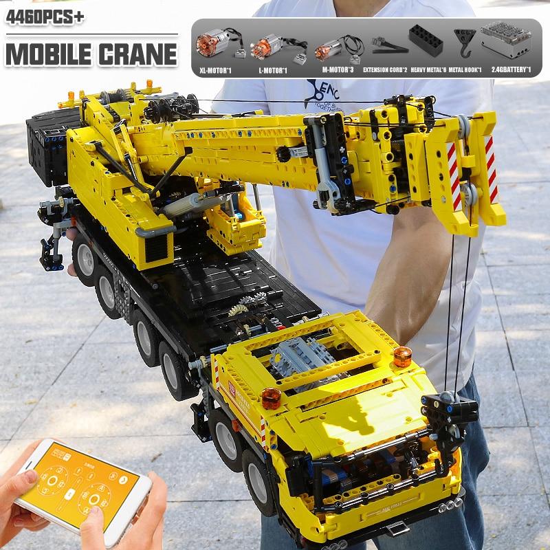 MOULD KING 17013H RC Yellow GMK Crane