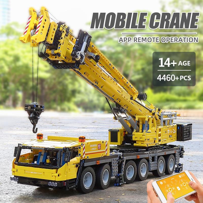 MOULD KING 17013H RC Yellow GMK Crane