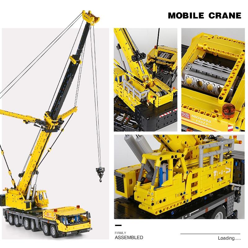 MOULD KING 17013H RC Yellow GMK Crane