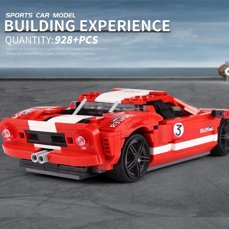 MOULD KING 10001 Red Phanton Ford GT Racing Car