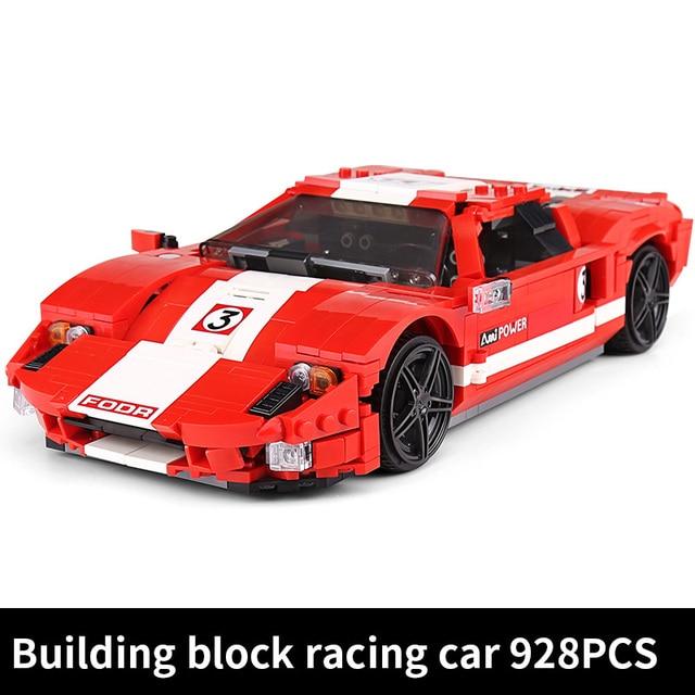 MOULD KING 10001 Red Phanton Ford GT Racing Car