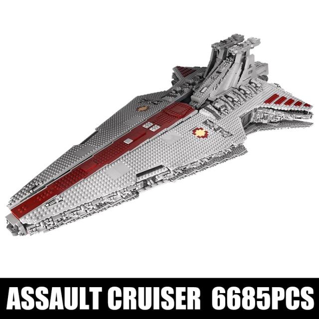 MOULD KING 21009 21002 21005 21006 21001 13134 13135 Star War The Universe Warship Series