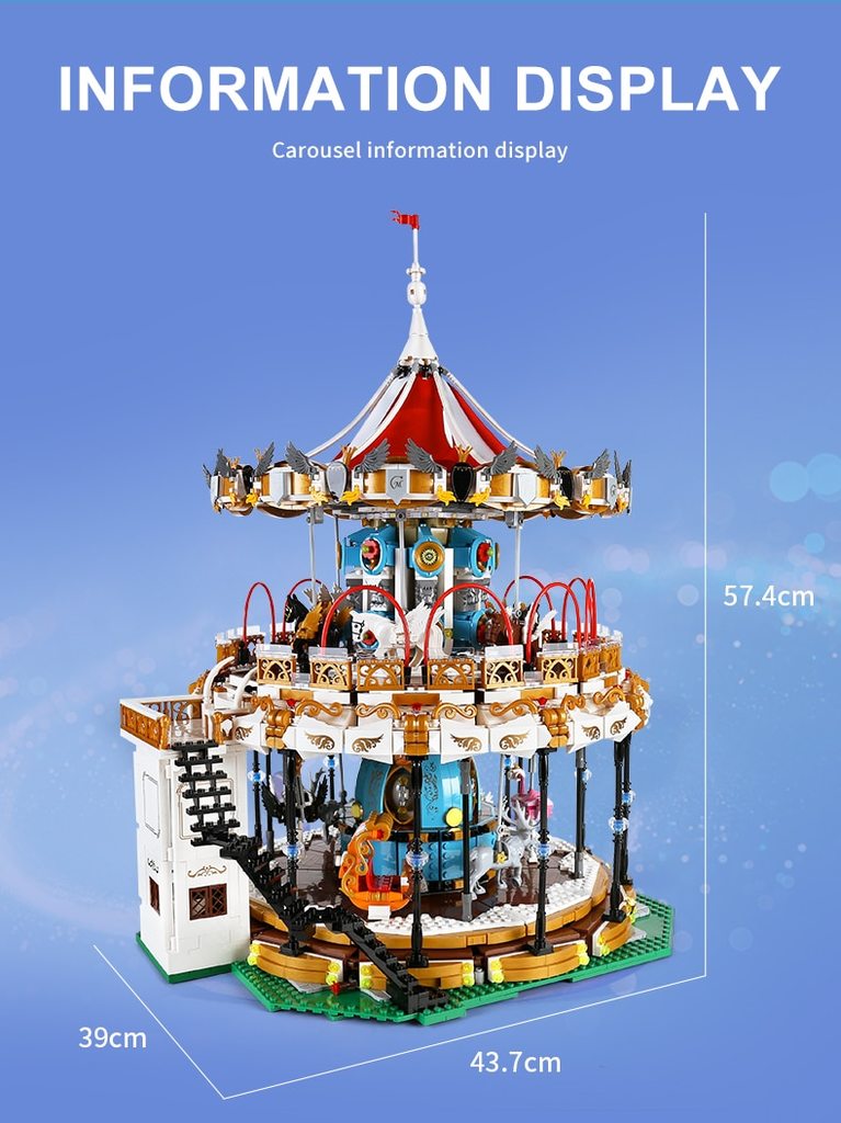 MOULD KING 11011 Land Carousel