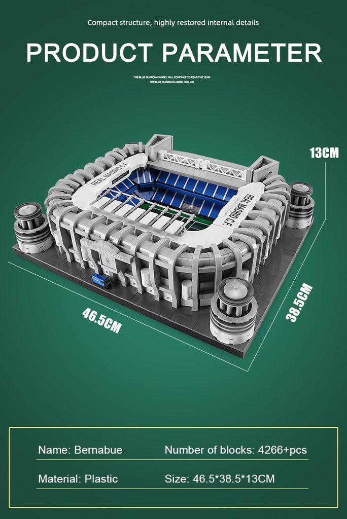 Puzzle 3D Estadio Santiago Bernabeu Real Madrid led 