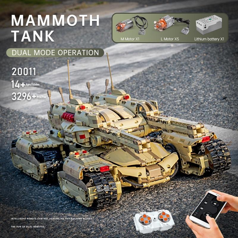 MOULD KING 20011 RC Red Alert Mammoth Tank