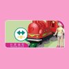 MOULD KING Big Pieces Building Block The Red Smart Train Model Assemble Bricks Educational Toys For 2 - MOULD KING Block