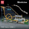 MOULD KING 11012 Amusement Park Roller Coaster with Motor Building Block Bricks DIY Model Assembly Collection 1 - MOULD KING Block