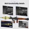 MOULD KING 14017 Rocket Propelled Grenade RPG Grenade Launcher Technical Battle Rifle Simulation Gun Weapon Bricks 5 - MOULD KING Block