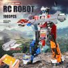 MOULD KING 15037 MK Voltron Robot 2 Remote control toys Technical Building Blocks for Kids Birthday 3 - MOULD KING Block