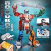 MOULD KING 15037 MK Voltron Robot 2 Remote control toys Technical Building Blocks for Kids Birthday 5 - MOULD KING Block