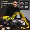 MOULD KING 17018 Technical Car Building Sets All Terrain Excavator Clawler Truck Bricks Toys RC Engineering 2 - MOULD KING Block