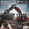 MOULD KING 17033 Engineering Toys for Kids Technical Building Kits Motorized Excavator Clawler Truck Model Bricks 1 - MOULD KING Block