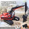 MOULD KING 17033 Engineering Toys for Kids Technical Building Kits Motorized Excavator Clawler Truck Model Bricks 5 - MOULD KING Block