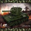 MOULD KING 20026 Military World War II KV 2 Tank Toys Building Blocks Bricks Remote Control 1 - MOULD KING Block