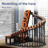 MOULD KING 26008 Creative Construction Toys Harp Track with Ball Building Blocks MOC Bricks Educational Toys 3 - MOULD KING Block