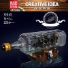 Mould King 10065 Pirate Ship Building Block The Black Pearl in A Bottle Model Sailboat Toys 2 - MOULD KING Block