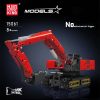 Mould King 15062 Technical Car Building Block Red Motorized Mechanical Digger Truck Model Enginering Brick Kids 2 - MOULD KING Block