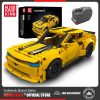 Mould King 15081 Technical Car Building Block The RC Motorized Yellow Sport Car Model Assembly Pullback - MOULD KING Block