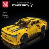 Mould King 15081 Technical Car Building Block The RC Motorized Yellow Sport Car Model Assembly Pullback 2 - MOULD KING Block