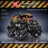 Mould King 20017 Technical Car Building Block Motorized Orange All Terminal Vehicle Model Assembly Car Toys 2 - MOULD KING Block